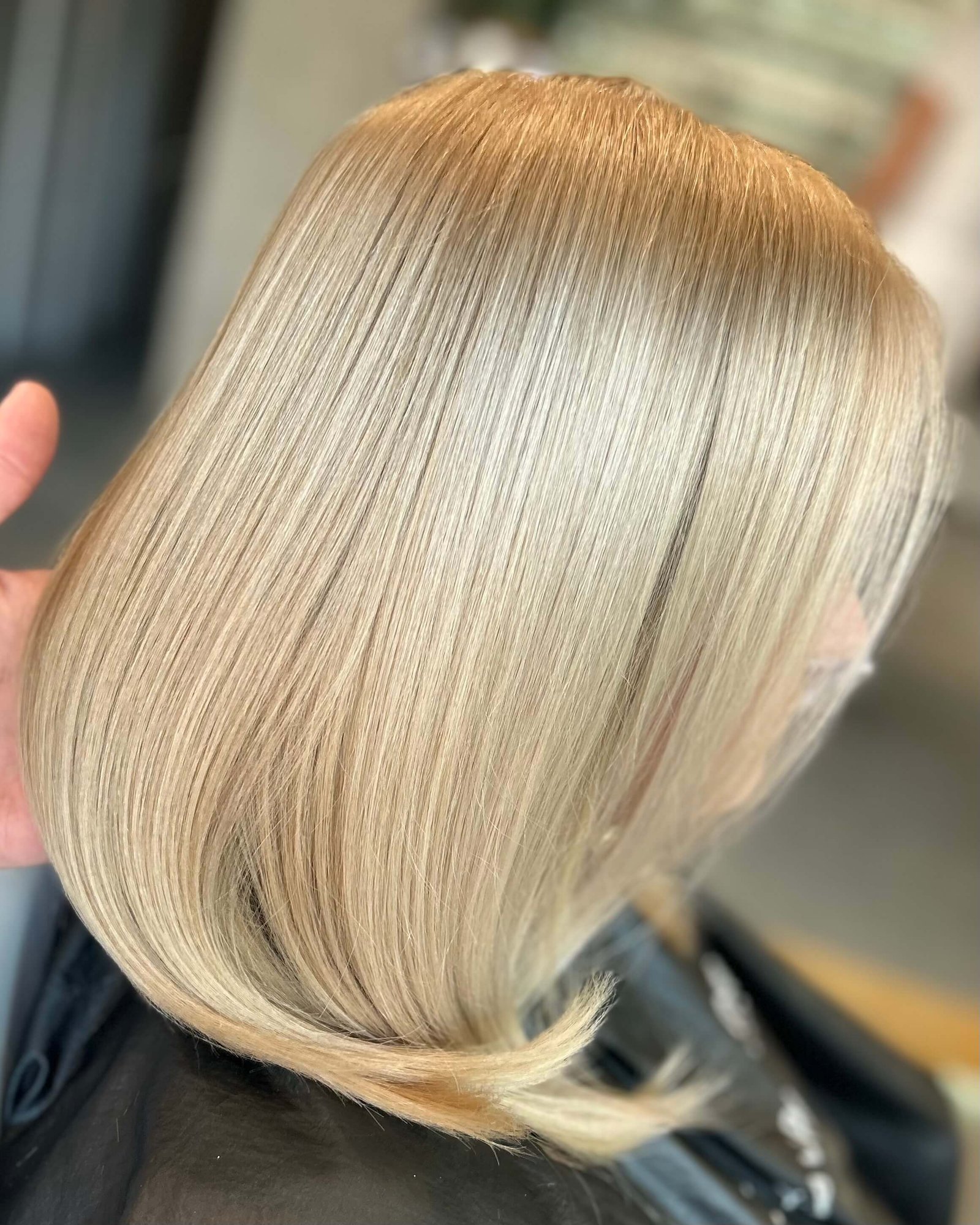 Soft, healthy blonde after Crystal Glow at Ivy Abu Dhabi