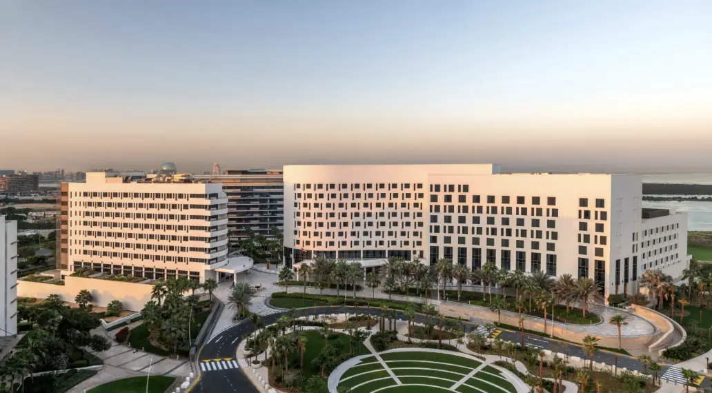 Yas Plaza Marina hotels on Yas Island, Abu Dhabi, home of the new IVY Beauty and Bubbles hair salon